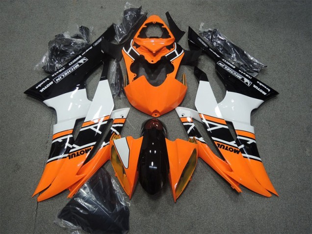 Laranja Preto Motul Carenagem Moto Yamaha R6 08-16 Laranja Preto Motul Carenagem Moto Yamaha R6 08-16