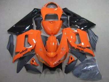 Laranja Preto Ninja Abs Carenagem Moto Kawasaki ZX6R 05-06