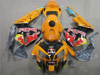 Laranja Preto Red Bull Carenagem Moto Honda CBR 600RR 05-06