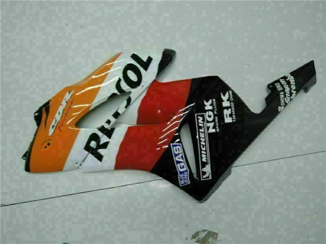 Laranja Preto Repsol Carroçaria Moto Honda CBR 1000RR 04-05 Laranja Preto Repsol Carroçaria Moto Honda CBR 1000RR 04-05