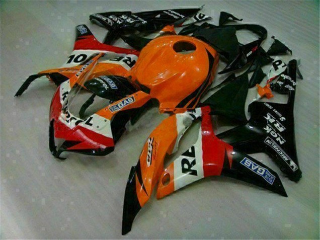 Laranja Preto Repsol Injeção Kit Carenagem Honda CBR 600RR 07-08 Laranja Preto Repsol Injeção Kit Carenagem Honda CBR 600RR 07-08