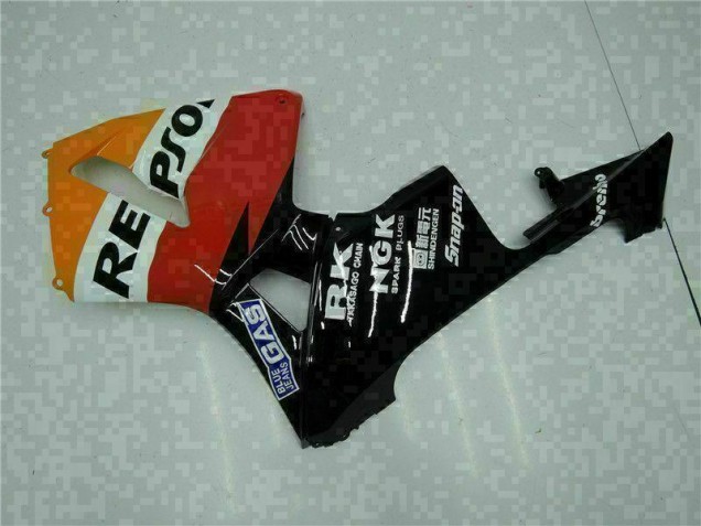 Laranja Preto Repsol Kit Carenagem Moto Honda CBR 600RR 05-06 Laranja Preto Repsol Kit Carenagem Moto Honda CBR 600RR 05-06