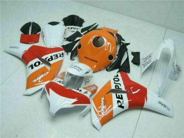 Laranja Repsol Abs Kit Completos Carenagem Moto Honda CBR 1000RR 08-11 Laranja Repsol Abs Kit Completos Carenagem Moto Honda CBR 1000RR 08-11
