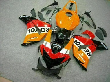 Laranja Repsol Abs Kits Carenagem Moto Honda CBR 1000RR 08-11