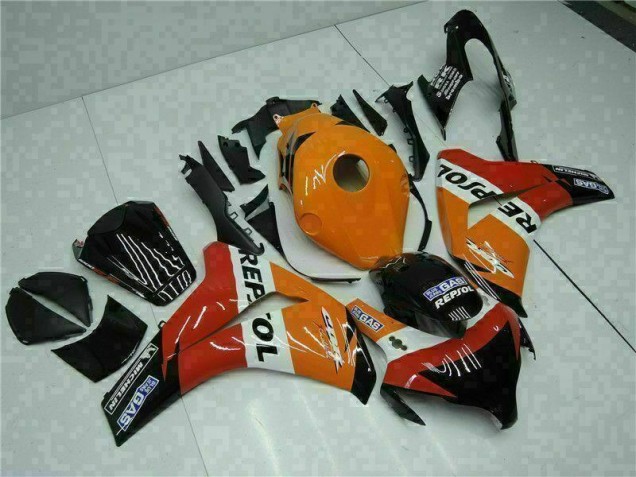 Laranja Repsol Abs Motocicleta Plástico Honda CBR 1000RR 08-11 Laranja Repsol Abs Motocicleta Plástico Honda CBR 1000RR 08-11