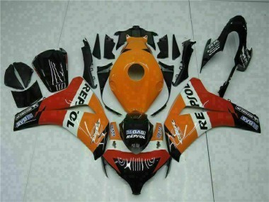 Laranja Repsol Abs Motocicleta Plástico Honda CBR 1000RR 08-11
