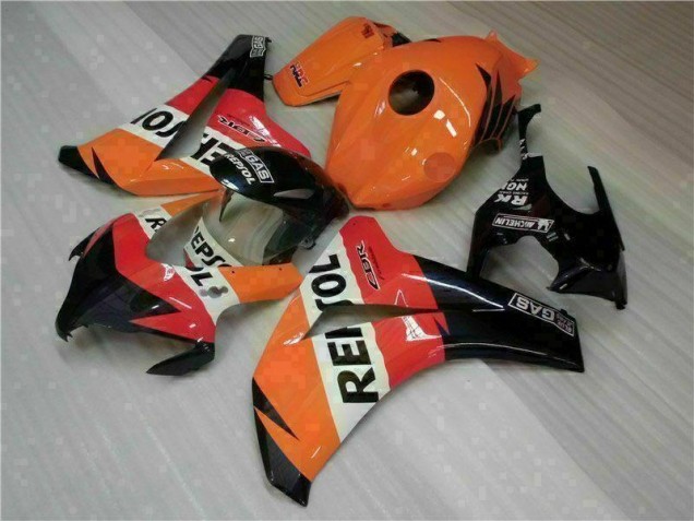 Laranja Repsol Abs Motocicleta Plásticos Honda CBR 1000RR 08-11 Laranja Repsol Abs Motocicleta Plásticos Honda CBR 1000RR 08-11
