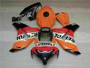 Laranja Repsol Abs Motocicleta Plásticos Honda CBR 1000RR 08-11