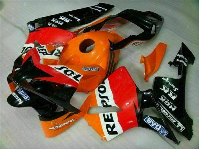 Laranja Repsol Carenagem Moto Honda CBR 600RR 03-04 Laranja Repsol Carenagem Moto Honda CBR 600RR 03-04