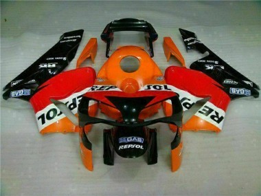 Laranja Repsol Carenagem Moto Honda CBR 600RR 03-04