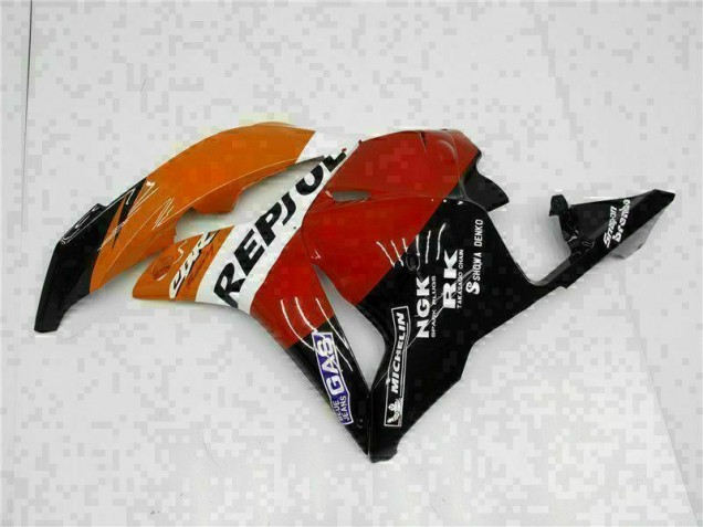 Laranja Repsol Carenagem Moto Honda CBR 600RR 09-12 Laranja Repsol Carenagem Moto Honda CBR 600RR 09-12