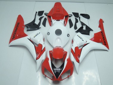 Laranja Vermelho & Branco Carenagem Moto Honda CBR 1000RR 06-07
