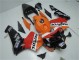 Laranja Vermelho Preto Repsol Carenagem Moto Honda CBR 600RR 03-04