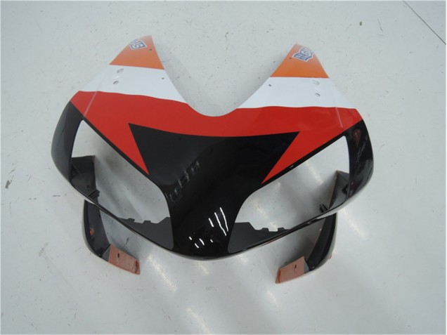 Laranja Vermelho Preto Repsol Carenagem Moto Honda CBR 600RR 03-04