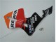 Laranja Vermelho Preto Repsol Carenagem Moto Honda CBR 600RR 03-04