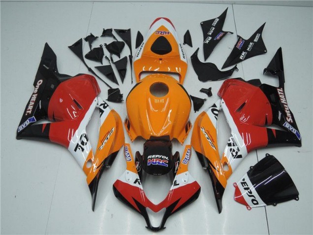 Laranja Vermelho Preto Repsol Carenagem Moto Honda CBR 600RR 09-12 Laranja Vermelho Preto Repsol Carenagem Moto Honda CBR 600RR 09-12