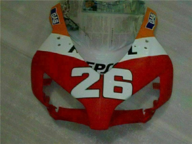 Laranja Vermelho Repsol 26 Carenagem Moto Honda CBR 1000RR 04-05 Laranja Vermelho Repsol 26 Carenagem Moto Honda CBR 1000RR 04-05