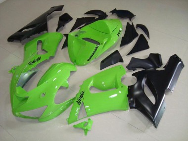 Lime Verde Carenagem Moto Kawasaki ZX6R 05-06