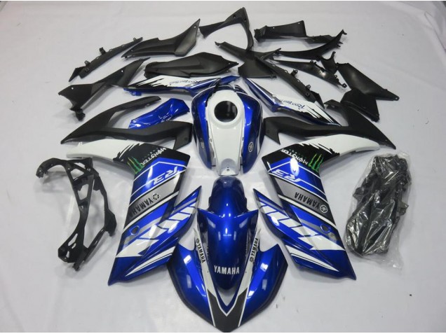 Monster Azul Carenagem Moto Yamaha R3 15-22 Monster Azul Carenagem Moto Yamaha R3 15-22