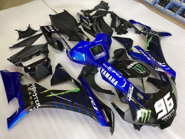 Monster Energy Carenagem Moto Yamaha R1 15-19 Monster Energy Carenagem Moto Yamaha R1 15-19