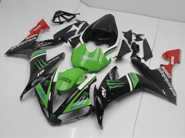 Monster Verde Carenagem Moto Yamaha R1 04-06