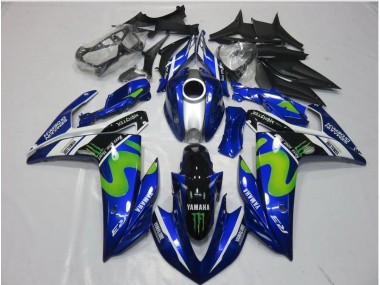 Movistar Carenagem Moto Yamaha R3 15-22