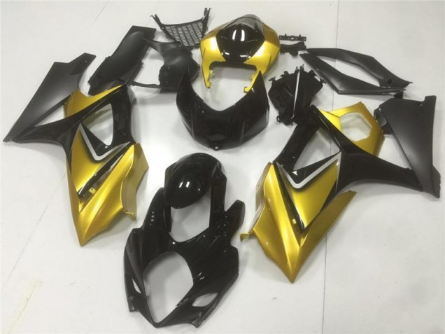 Ouro Preto Kit Carenagem Moto Suzuki GSXR 1000 K7 07-08 Ouro Preto Kit Carenagem Moto Suzuki GSXR 1000 K7 07-08