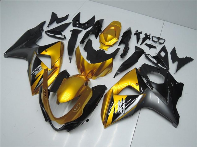 Ouroen Preto Carenagem Moto Suzuki GSXR 1000 K9 09-16 Ouroen Preto Carenagem Moto Suzuki GSXR 1000 K9 09-16