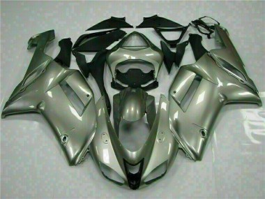Prata Abs Kits Carenagem Moto Kawasaki ZX6R 07-08