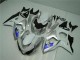 Prata Branco Carenagem Moto Suzuki GSXR 1000 K9 09-16 Prata Branco Carenagem Moto Suzuki GSXR 1000 K9 09-16