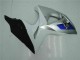 Prata Branco Carenagem Moto Suzuki GSXR 1000 K9 09-16 Prata Branco Carenagem Moto Suzuki GSXR 1000 K9 09-16