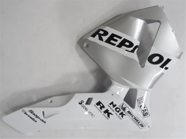 Prata Branco Preto Repsol Carenagem Moto Honda CBR 600RR 05-06 Prata Branco Preto Repsol Carenagem Moto Honda CBR 600RR 05-06