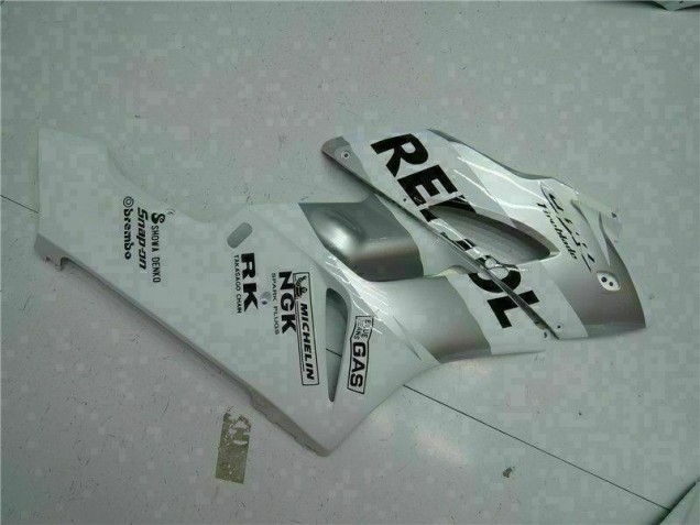 Prata Branco Repsol Carroçaria Moto Honda CBR 1000RR 04-05