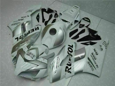 Prata Branco Repsol Carroçaria Moto Honda CBR 1000RR 04-05