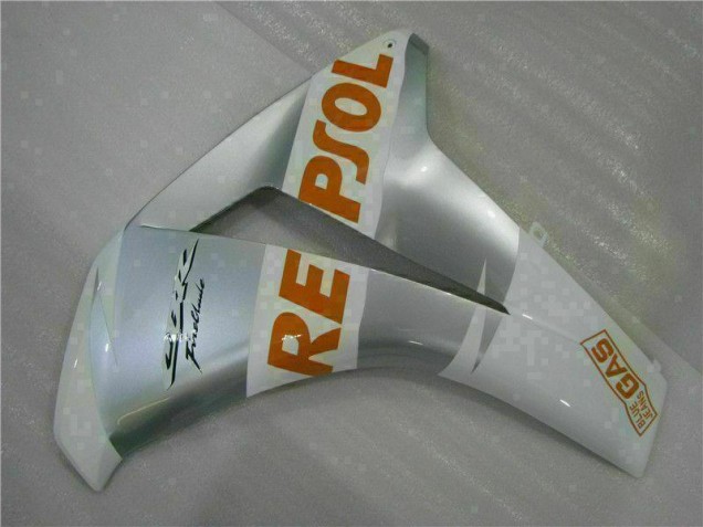 Prata Carenagem Moto Honda CBR 1000RR 08-11 Prata Carenagem Moto Honda CBR 1000RR 08-11