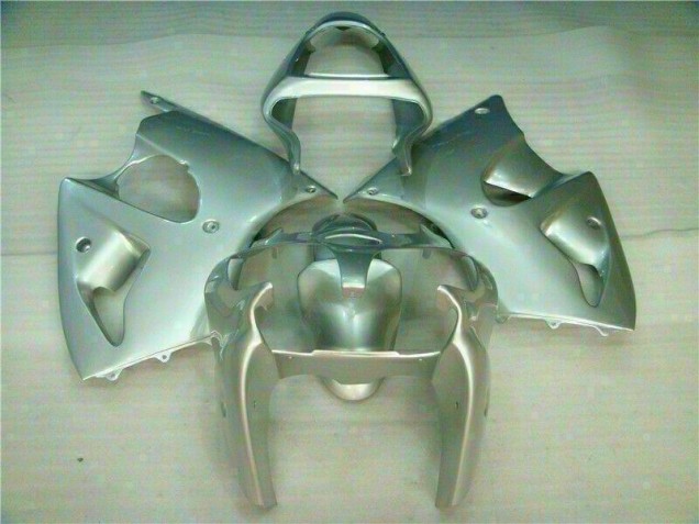 Prata Carenagem Moto Kawasaki ZX6R 00-02 Prata Carenagem Moto Kawasaki ZX6R 00-02