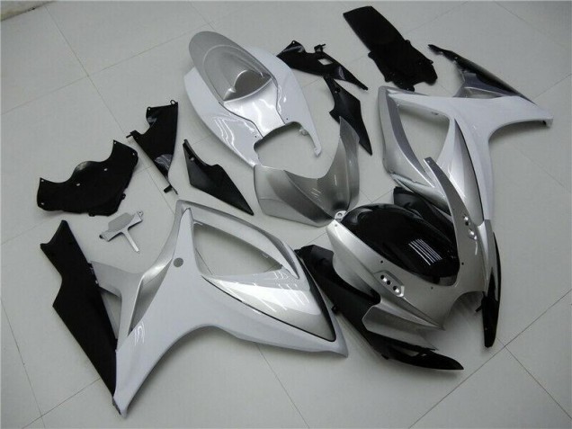 Prata Carenagem Moto & Plástico Moto Suzuki GSXR 600 / 750 K6 06-07 Prata Carenagem Moto & Plástico Moto Suzuki GSXR 600 / 750 K6 06-07