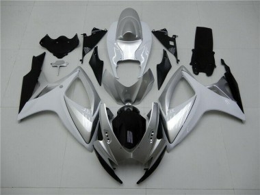 Prata Carenagem Moto & Plástico Moto Suzuki GSXR 600 / 750 K6 06-07