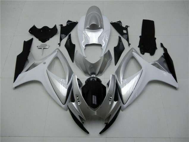 Prata Carenagem Moto & Plástico Moto Suzuki GSXR 600 / 750 K6 06-07 Prata Carenagem Moto & Plástico Moto Suzuki GSXR 600 / 750 K6 06-07