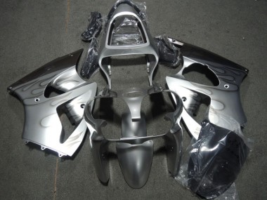 Prata Chama Moto Plástico Kawasaki ZX6R 00-02