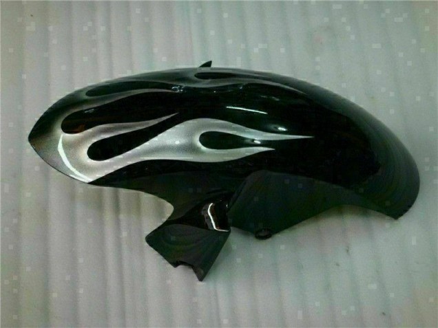Prata Chama Preto Carenagem Moto Yamaha R6 06-07 Prata Chama Preto Carenagem Moto Yamaha R6 06-07