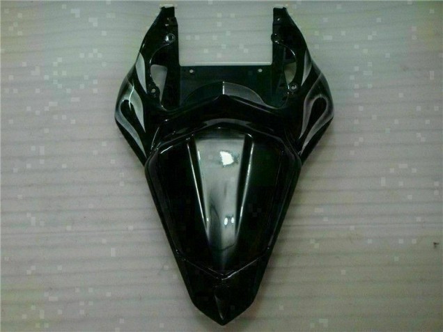 Prata Chama Preto Carenagem Moto Yamaha R6 06-07 Prata Chama Preto Carenagem Moto Yamaha R6 06-07