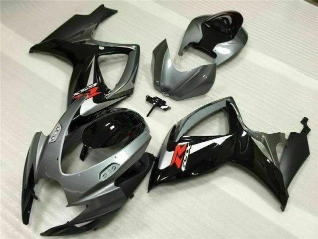 Prata Cinzento Abs Motocicleta Plástico Suzuki GSXR 600 / 750 K6 06-07 Prata Cinzento Abs Motocicleta Plástico Suzuki GSXR 600 / 750 K6 06-07