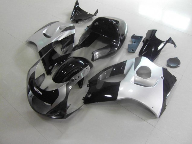 Prata Cinzento Sem Decalques Carenagem Moto Suzuki GSXR 600 96-00 Prata Cinzento Sem Decalques Carenagem Moto Suzuki GSXR 600 96-00