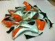 Prata Laranja Carenagem Moto Honda CBR 1000RR 08-11 Prata Laranja Carenagem Moto Honda CBR 1000RR 08-11
