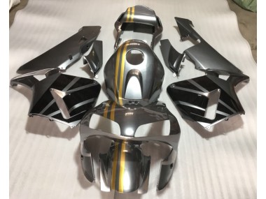Prata Ouro Preto Carenagem Moto Honda CBR 600RR 03-04
