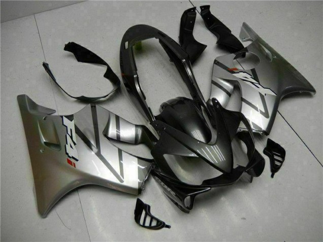 Prata Preto Carenagem Moto Honda CBR 600 F4i 04-07