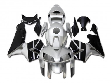Prata Preto Carenagem Moto Honda CBR 600RR 05-06