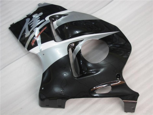 Prata Preto Carenagem Moto Suzuki GSXR 1300 Hayabusa 96-07 Prata Preto Carenagem Moto Suzuki GSXR 1300 Hayabusa 96-07