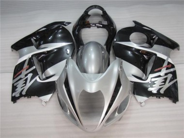 Prata Preto Carenagem Moto Suzuki GSXR 1300 Hayabusa 96-07